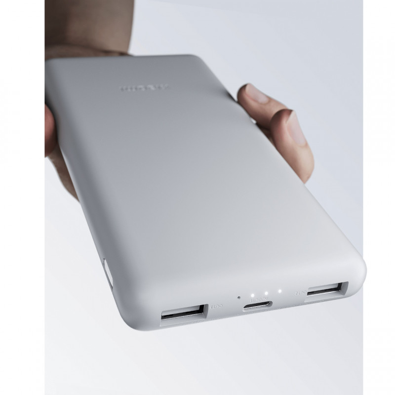 Εξωτερική μπαταρία Xiaomi BHR9350GL Lite, Φόρτιση 22,5 W, 10000 mAh, 37 Wh, 2xUSB-C, 1xUSB-A, Λευκό