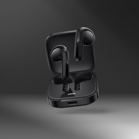 Ασύρματα ακουστικά Xiaomi Redmi Buds 6 Active BHR8396GL, 6 ώρες, 5 λειτουργίες, Έλεγχος μέσω αφής, Αντιθορυβική προστασία, Bluetooth 5.4, IPX4, Μαύρο