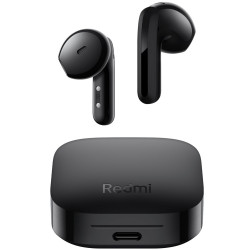 Ασύρματα ακουστικά Xiaomi Redmi Buds 6 Active BHR8396GL, 6 ώρες, 5 λειτουργίες, Έλεγχος μέσω αφής, Αντιθορυβική προστασία, Bluetooth 5.4, IPX4, Μαύρο