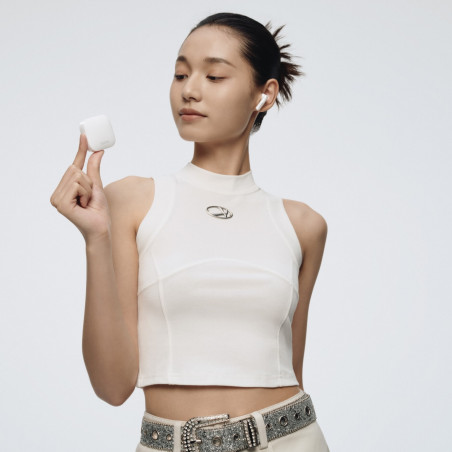 Ασύρματα ακουστικά Xiaomi Redmi Buds 6 Active BHR8391GL, 6 ώρες, 5 λειτουργίες, Έλεγχος μέσω αφής, Αντιθορυβική προστασία, Bluetooth 5.4, IPX4, Λευκό