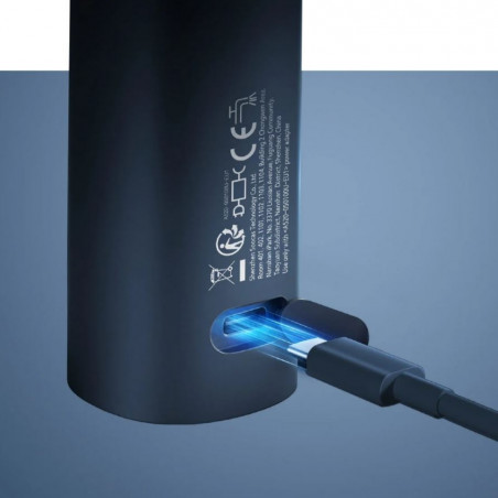 Ηλεκτρική ξυριστική μηχανή με μπαταρία Xiaomi Mi Electric Shaver S101 EU BHR7456EU, 3W, 60 λεπτά, 18 λεπίδες, 6 γωνίες, προσαρμοζόμενη κεφαλή, χρήση σε στεγνό/υγρό δέρμα, IPX7, σκούρο μπλε