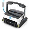 Ρομπότ πισίνας Opson Pro, 118 W, 130 m², 10-35 °C, 16 m³/h, γυροσκόπιο, 3 λειτουργίες, τριπλός κινητήρας, Λευκό/μαύρο