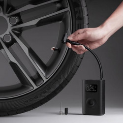 Φορητός ηλεκτρικός αεροσυμπιεστής Xiaomi Portable Electric Air Compressor 2 BHR7112GL, 3-150 psi, έως 10 ελαστικά, 6 λειτουργίες, 3 προσαρμογείς, φακός LED, Μαύρο