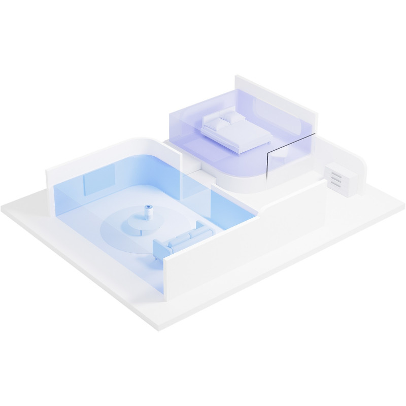 Καθαριστής αέρα Xiaomi Smart Air Purifier 4 Compact BHR5860EU, 27 W, 27 m², 230 m³/ώρα, PM2.5, ενδείξεις ποιότητας αέρα, SMART, Mi Home, Λευκό