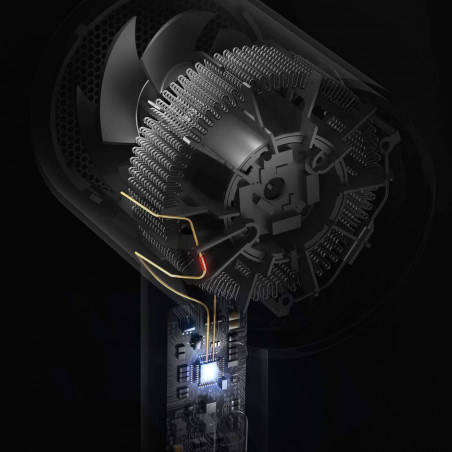 Στεγνωτήρας μαλλιών Xiaomi Mi Ionic Hair Dryer H300 BHR5081GL, 1600 W, Ιονική θεραπεία, NTC, Εναλλαγή ζεστού/κρύου αέρα, Μεταλλικό περίβλημα, Λευκό