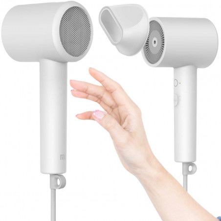 Στεγνωτήρας μαλλιών Xiaomi Mi Ionic Hair Dryer H300 BHR5081GL, 1600 W, Ιονική θεραπεία, NTC, Εναλλαγή ζεστού/κρύου αέρα, Μεταλλικό περίβλημα, Λευκό