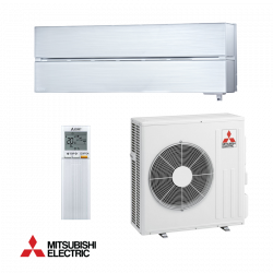 Κλιματιστικό με inverter Mitsubishi Electric MSZ-LN60VGV + MUZ-LN60VG, 21.000 BTU, 42 μ², Α++/Α++, Wi-Fi, 3D I-See, R-32, Λευκό μαργαριτάρι