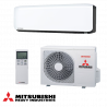 Κλιματιστικό με inverter Mitsubishi Heavy Industries SRK25ZS-WFB + SRC25ZS-W, 9000 BTU, 20 τ.μ., Α+++, Wi-Fi, R-32, Λευκό/Μαύρο