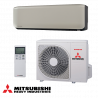 Κλιματιστικό με inverter Mitsubishi Heavy Industries SRK50ZS-WFT + SRC50ZS-W, 18.000 BTU, 36 τ.μ., Wi-Fi, R-32, Μπεζ/Μαύρο