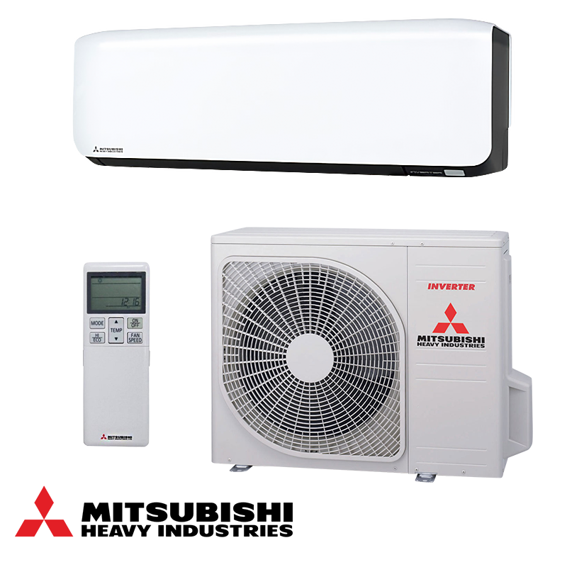 Κλιματιστικό με inverter Mitsubishi Heavy Industries SRK50ZS-WFB + SRC50ZS-W, 18.000 BTU, 36 μ², Wi-Fi, R-32, Λευκό/Μαύρο