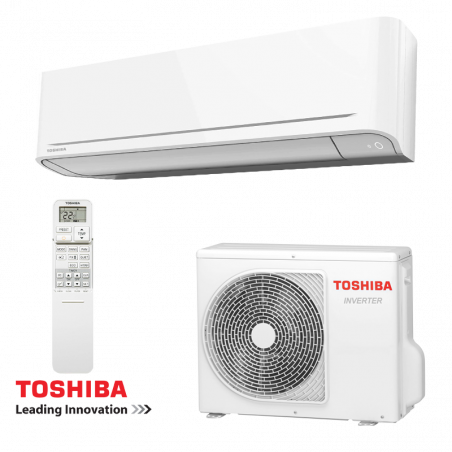 Κλιματιστικό με inverter Toshiba Yukai+ RAS-B10S4KVG-E + RAS-10E2AVG-E, 10.000 BTU, 20 μ², Wi-Fi, R-32, Λευκό