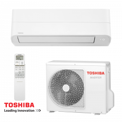 Κλιματιστικό με inverter Toshiba Essento RAS-B18B2KV2G-E + RAS-18B2AVG-E2, 18.000 BTU, 35 μ², R-32, A++, Λευκό