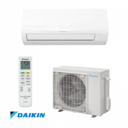 Κλιματιστικό Daikin Sensira FTXF20F + RXF20F με inverter, 7000 BTU, 15 τ.μ., Α++, R-32, Λευκό