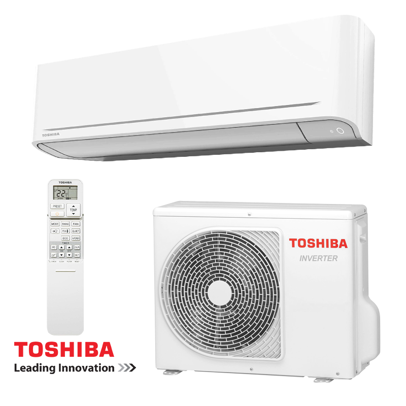 Κλιματιστικό με inverter Toshiba Yukai+ RAS-B16S4KVG-E + RAS-16E2AVG-E, 16.000 BTU, 31 τ.μ., Wi-Fi, R-32, Λευκό