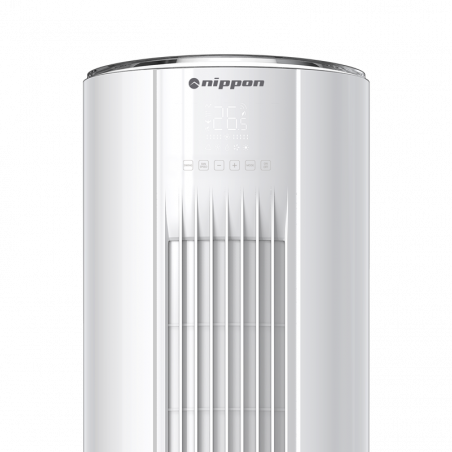 Κλιματιστικό τύπου κολώνα Nippon NPC-24MCFL, 24.000 BTU, 45 μ², Α++/Α+, R-32, Λευκό