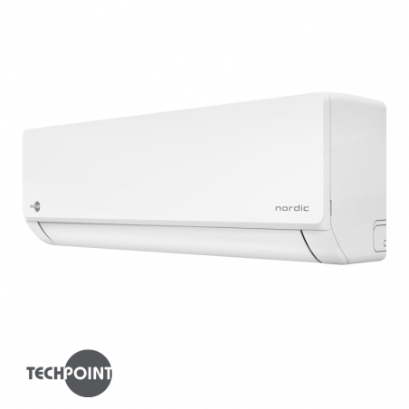 Κλιματιστικό με inverter TechPoint NPT 09 X-PRO NORDIC, 9000 BTU, 17 μ², Α++, Wi-Fi, R-32, Golden Fin, Λευκό