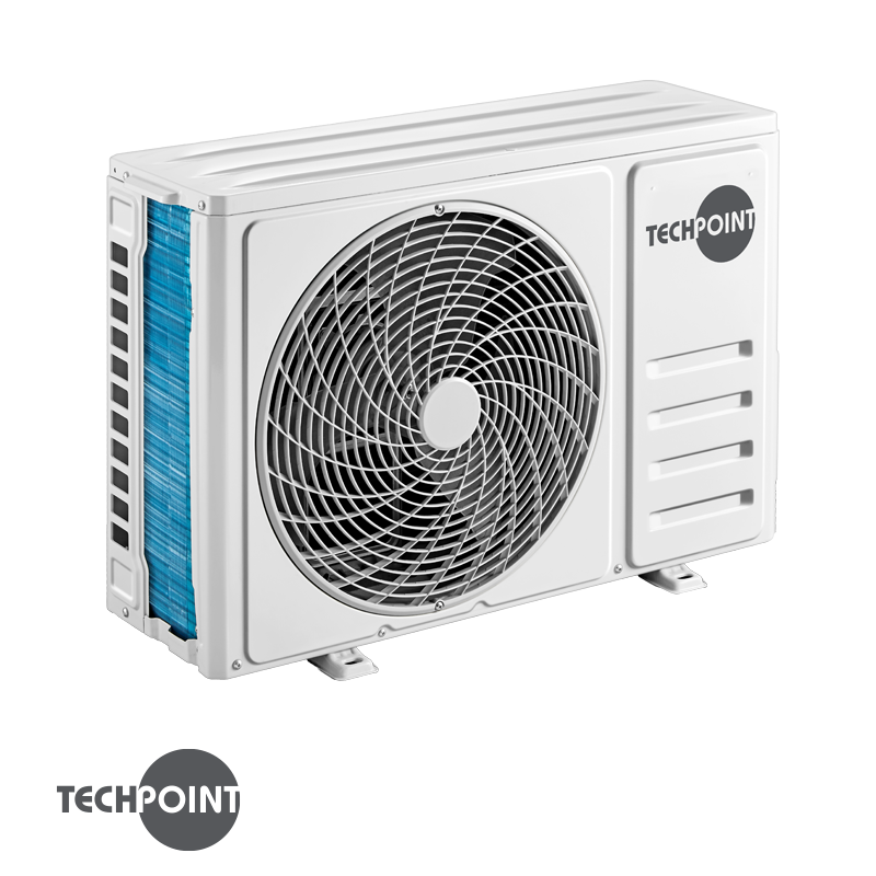 Κλιματιστικό με inverter TechPoint NPT 09 X-PRO NORDIC, 9000 BTU, 17 μ², Α++, Wi-Fi, R-32, Golden Fin, Λευκό