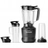 Μπλέντερ Nutribullet Smart Sense 1500 Combo NBF550DG, 1500 W, 1,8 λίτρα, 5 ταχύτητες, Έξυπνη προσαρμογή ταχύτητας, Χωρίς BPA, Μαύρο/γκρι
