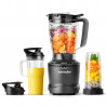 Μπλέντερ Nutribullet Smart Sense 1500 Combo NBF550DG, 1500 W, 1,8 λίτρα, 5 ταχύτητες, Έξυπνη προσαρμογή ταχύτητας, Χωρίς BPA, Μαύρο/γκρι
