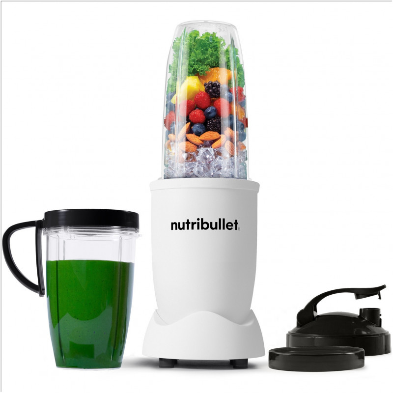 Μπλέντερ Nutribullet Pro NB907MAW, 900 W, 700/900 ml, Tritan, ανοξείδωτο ατσάλι, χωρίς BPA, λευκό ματ