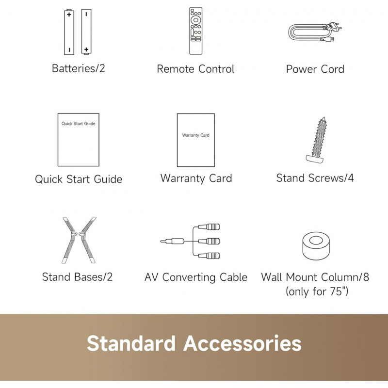 Τηλεόραση Dreame Vivid 65Q100, 65", 164 εκ., 3840x2160, 4K Ultra HD, QLED, 120 Hz, Dreamind™ AI, SMART, Μαύρη
