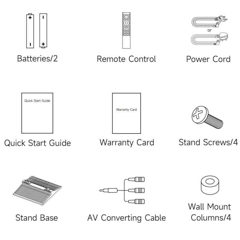 Τηλεόραση Dreame Aura Mini LED 55S100, 55", 139 εκ., 3840×2160, 4K Ultra HD, QLED+, 144 Hz, Dreamind™ Pro AI, SMART, Μαύρο
