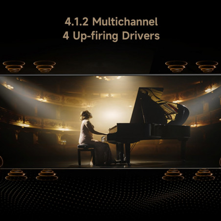 Τηλεόραση Dreame Aura Mini LED 65S100, 65", 164 εκ., 3840×2160, 4K Ultra HD, QLED, 144 Hz, Dreamind™ Pro AI, SMART, Μαύρο