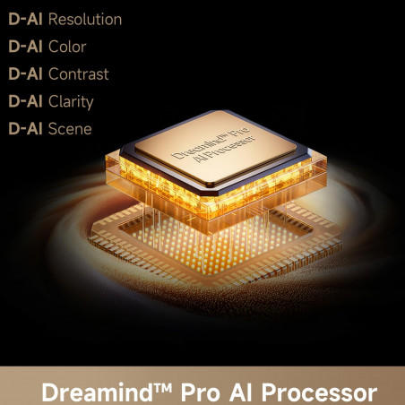 Τηλεόραση Dreame Aura Mini LED 65S100, 65", 164 εκ., 3840×2160, 4K Ultra HD, QLED, 144 Hz, Dreamind™ Pro AI, SMART, Μαύρο