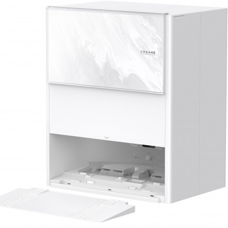 Ρομποτική σκούπα Dreame Aqua 10 Ultra Track RLR81CE-WH, 25.000 Pa, 200 λεπτά, 3,5/4 λίτρα, Στεγνό/υγρό, Κάμερες AI, VersaLift DToF, Αυτόματος καθαρισμός σφουγγαρίστρας στους 100 °C, Λευκό