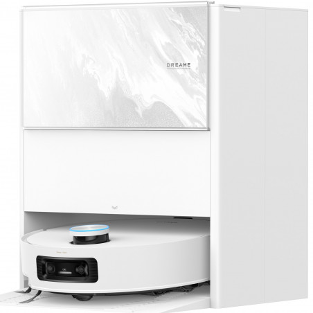 Ρομποτική σκούπα Dreame Aqua 10 Ultra Track RLR81CE-WH, 25.000 Pa, 200 λεπτά, 3,5/4 λίτρα, Στεγνό/υγρό, Κάμερες AI, VersaLift DToF, Αυτόματος καθαρισμός σφουγγαρίστρας στους 100 °C, Λευκό