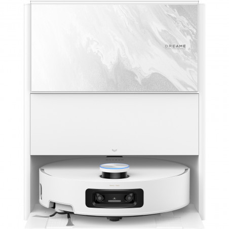 Ρομποτική σκούπα Dreame Aqua 10 Ultra Track RLR81CE-WH, 25.000 Pa, 200 λεπτά, 3,5/4 λίτρα, Στεγνό/υγρό, Κάμερες AI, VersaLift DToF, Αυτόματος καθαρισμός σφουγγαρίστρας στους 100 °C, Λευκό