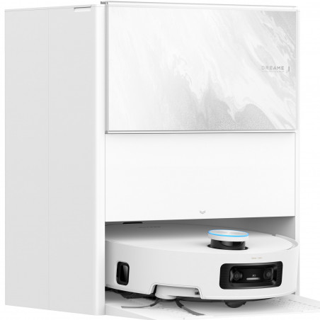 Ρομποτική σκούπα Dreame Aqua 10 Ultra Track RLR81CE-WH, 25.000 Pa, 200 λεπτά, 3,5/4 λίτρα, Στεγνό/υγρό, Κάμερες AI, VersaLift DToF, Αυτόματος καθαρισμός σφουγγαρίστρας στους 100 °C, Λευκό