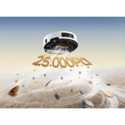 Ρομποτική σκούπα Dreame Aqua 10 Ultra Track RLR81CE-WH, 25.000 Pa, 200 λεπτά, 3,5/4 λίτρα, Στεγνό/υγρό, Κάμερες AI, VersaLift DToF, Αυτόματος καθαρισμός σφουγγαρίστρας στους 100 °C, Λευκό