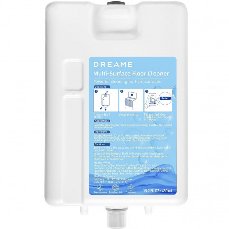 Υγρό καθαρισμού για ρομποτική σκούπα Dreame L10/20/30 Ultra AWH6, 450 ml, Για διάφορες επιφάνειες, Ασφαλές για παιδιά και κατοικίδια, Λευκό