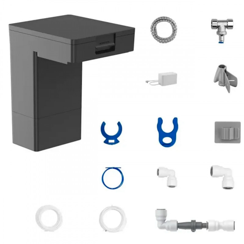 Αυτόματη μονάδα πλήρωσης και αποστράγγισης νερού για τη ρομποτική σκούπα Dreame X50 Ultra/Complete RAW7, ενσωμάτωση DreameHome, αυτοδιάγνωση, υπενθυμίσεις, γκρι