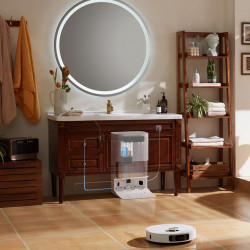 Αυτόματη μονάδα πλήρωσης και αποστράγγισης νερού για τη ρομποτική σκούπα Dreame X50 Ultra/Complete RAW7, ενσωμάτωση DreameHome, αυτοδιάγνωση, υπενθυμίσεις, γκρι