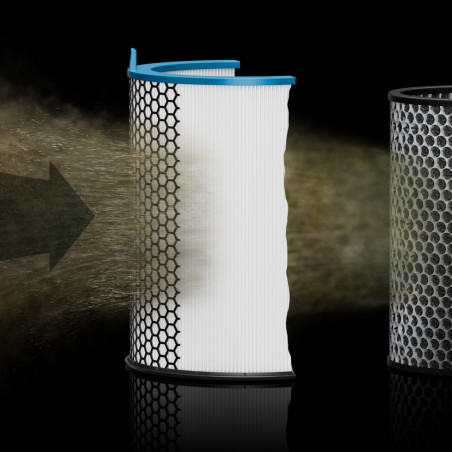 Καθαριστής αέρα Dyson HJ10 HushJet™ Purifier Compact Λευκό/Γκρι 491355-01, 18 τ.μ., 10 ταχύτητες, Hyperdymium™, HEPA, Φωνητικές εντολές, Ταλάντωση, Λευκό/Γκρι