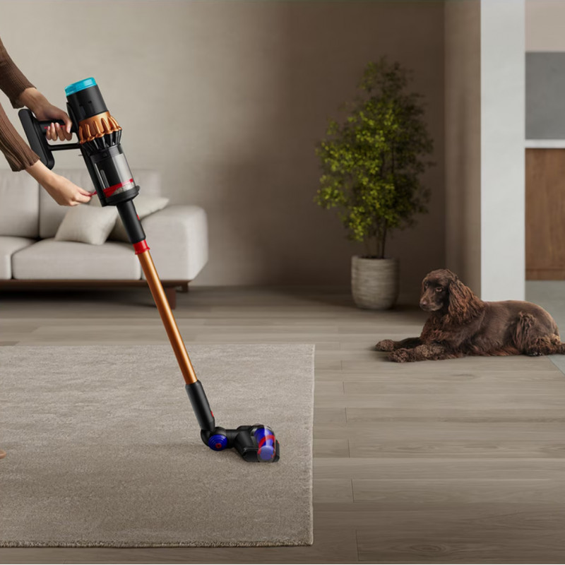 Κάθετη ηλεκτρική σκούπα Dyson V16 Piston Animal 495948-01, 315AW, 900W, 1,3 λίτρα, 70 λεπτά, CleanCompaktor, Hyperdymium, MyDyson, HEPA, LCD, Μαύρο/χαλκό