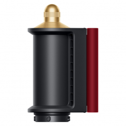 Σίδερο μαλλιών Dyson 596926-01 HS08 Airwrap i.d.™ T1/T2 RdVe/Gd Straight + Wavy, 1300 W, 13,5 l/s, Αυτόματη δημιουργία μπούκλων, Ιονισμός, 3 ταχύτητες, 3 θερμοκρασίες, Bluetooth, Κόκκινο βελούδο/χρυσό