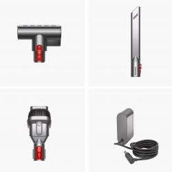 Φορητή ηλεκτρική σκούπα Dyson V8 Car&Boat 586120-01, 115AW, 0,54 λίτρα, 50 λεπτά, 110.000 στροφές/λεπτό, Σφραγισμένο σύστημα φιλτραρίσματος, Νικέλιο/Μωβ