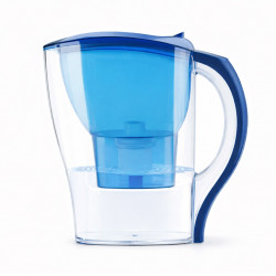 Κανάτα φιλτραρίσματος νερού Oliver Voltz OV51231A, 2,5 λίτρα, Αντικαθιστώμενο φίλτρο, Διάρκεια ζωής έως 2 μήνες, Χωρίς BPA, Μπλε