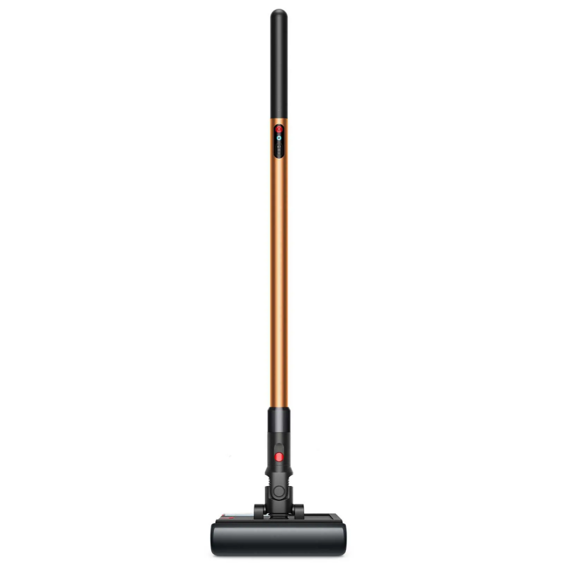 Κάθετη σκούπα για υγρό καθαρισμό Dyson PencilWash WR04 637239-01, 300/340 ml, 30 λεπτά, 100 m², 2 λειτουργίες, Αυτοκινούμενη, κλίση 170°, LED, Μαύρο/χρυσό