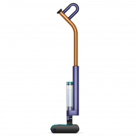 Σκούπα για υγρό καθαρισμό Dyson Clean+Wash Hygiene 432030-01, 530/760 ml, 45 λεπτά, 350 m², 4 λειτουργίες, Αυτοκινούμενη, Στέγνωμα κυλίνδρου, Μπλε του Προύσου/Χαλκό