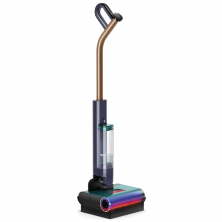 Σκούπα για υγρό καθαρισμό Dyson Clean+Wash Hygiene 432030-01, 530/760 ml, 45 λεπτά, 350 m², 4 λειτουργίες, Αυτοκινούμενη, Στέγνωμα κυλίνδρου, Μπλε του Προύσου/Χαλκό