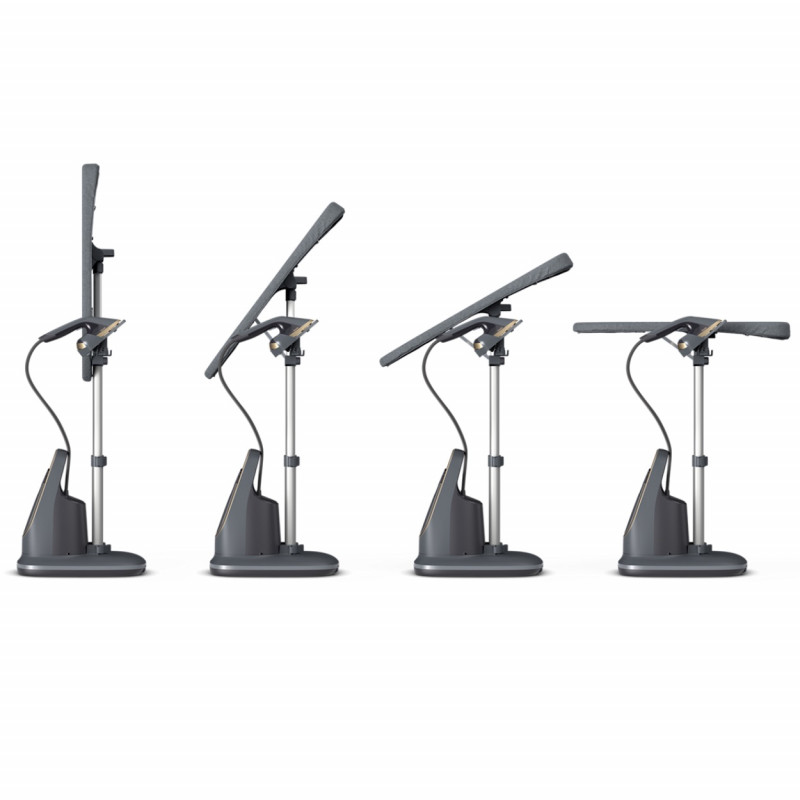 Συσκευή κάθετου σιδερώματος με ατμό Philips All-in-one 8500 AIS8540/80, 2200 W, 1,2 λίτρα, 6 bar, 90 g/min, 2 ρυθμίσεις, OptimalTEMP, ρυθμιζόμενη σιδερώστρα, σκούρο γκρι/χρυσό