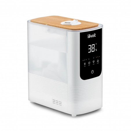 Υγραντήρας Levoit OasisMist 450S LUH-O451S-WEU, 40 τ.μ., 280 W, 4,5 λίτρα, Αρωματοθεραπεία, Αυτονομία 45 ωρών, Λευκό