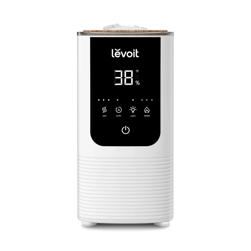 Υγραντήρας Levoit OasisMist 450S LUH-O451S-WEU, 40 τ.μ., 280 W, 4,5 λίτρα, Αρωματοθεραπεία, Αυτονομία 45 ωρών, Λευκό