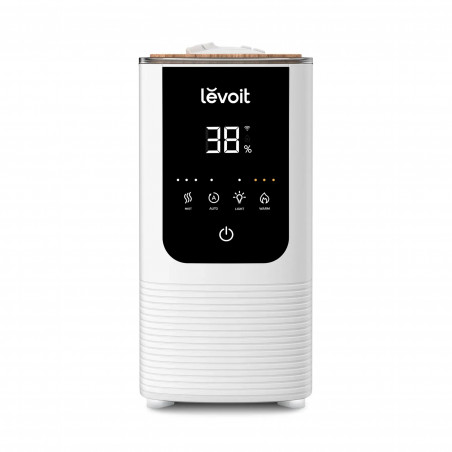 Υγραντήρας Levoit OasisMist 450S LUH-O451S-WEU, 40 τ.μ., 280 W, 4,5 λίτρα, Αρωματοθεραπεία, Αυτονομία 45 ωρών, Λευκό