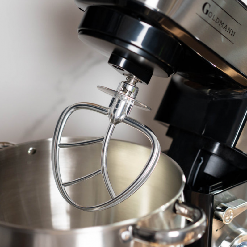 Μίξερ Goldmann GM-1115ED, 2800 W, 10 λίτρα, 6 ταχύτητες + λειτουργία παλμού, χρονοδιακόπτης, ανοξείδωτο δοχείο, LED, ανοξείδωτο