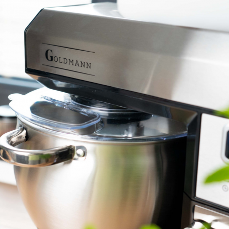 Μίξερ Goldmann GM-1115BD, 2200 W, 8,5 λίτρα, 6 ταχύτητες + λειτουργία παλμού, χρονοδιακόπτης, ανοξείδωτο δοχείο, LED, ανοξείδωτο
